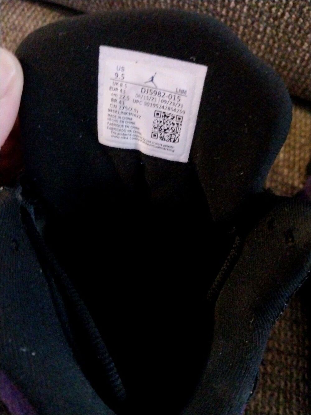 Jordan 13 Retro Court Purple Men's Size 9.5 DJ5982-015 - Picture 7 of 7